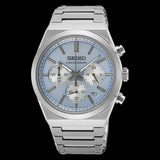 Seiko Conceptual Chronograph Ice Blue Dial Silver Steel Strap Watch for Men - SSB459P1 Authentic Buy Shop Now