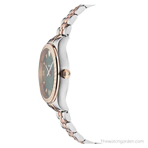 Versace Hellenyium Quartz Green Dial Two Tone Steel Strap Watch for Women - VE2S00422 Authentic Buy Shop Now
