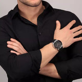 Maserati SFIDA Chronograph Black Dial Black Silicone Strap Watch for Men - R8871640005 Authentic Buy Shop Now