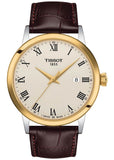 Tissot Classic Dream Ivory Dial Brown Leather Strap Watch for Men - T129.410.26.263.00 Authentic Buy Shop Now