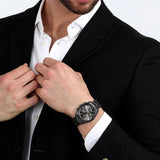 Maserati Attrazione Chronograph Black Dial Black Steel Strap Watch for Men - R8853151001 Authentic Buy Shop Now