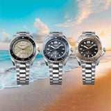 Seiko Prospex Polygonal Divers Automatic Blue Dial Silver Steel Strap Watch for Men - SPB483J1 Authentic Buy Shop Now