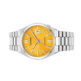 Citizen Tsuyosa Automatic Yellow Dial Silver Steel Strap Watch for Men - NJ0150-56Z Authentic Buy Shop Now
