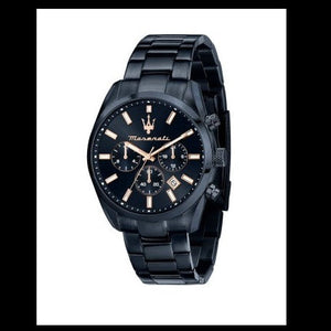 Maserati Attrazione Chronograph Blue Dial Blue Steel Strap Watch for Men - R8873626003 Authentic Buy Shop Now