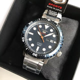 Seiko 5 Sports Automatic Blue Dial Silver Steel Strap Watch for Men - SRPC63J1 Authentic Buy Shop Now