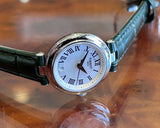 Tissot Bellissima Small Lady Mother of Pearl Dial Green Leather Strap Watch for Women - T126.010.16.113.02 Authentic Buy Shop Now