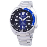Seiko Prospex Deep Blue Batman Turtle Diver's Automatic Blue Dial Silver Steel Strap Watch for Men - SRPC25J1 Authentic Buy Shop Now