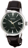 Seiko Presage Cocktail Time Automatic Green Dial Brown Leather Strap Watch for Men - SRPD37J1 Authentic Buy Shop Now