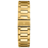 Maserati Velocità Chronograph Blue Dial Gold Steel Strap Watch for Men - R8873652002 Authentic Buy Shop Now
