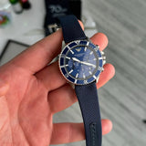 Emporio Armani World Explorer Chronograph Blue Dial Blue Nylon Strap Watch for Men - AR11588 Authentic Buy Shop Now