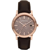 Burberry Classic Quartz Brown Dial Brown Leather Strap Watch for Men - BU9013 Authentic Buy Shop Now