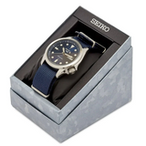 Seiko 5 Sports Automatic Blue Dial Blue Nylon Strap Watch for Men - SRPE63K1 Authentic Buy Shop Now
