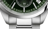 Tissot PR 100 Chronograph Green Dial Silver Steel Strap Watch for Men - T150.417.11.091.00 Authentic Buy Shop Now