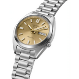Seiko 5 Sports Automatic Gold Dial Silver Steel Strap Watch for Men - SRPL59K1 Authentic Buy Shop Now
