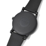 Emporio Armani Luigi Gray Dial Black Silicon Strap Watch for Men - AR11176 Authentic Buy Shop Now