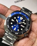 Seiko Prospex Deep Blue Batman Turtle Diver's Automatic Blue Dial Silver Steel Strap Watch for Men - SRPC25J1 Authentic Buy Shop Now