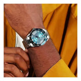 Hugo Boss Runner 3H Green Dial Silver Steel Strap Watch for Men - 1514208 Authentic Buy Shop Now