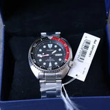 Seiko Prospex Sea Turtle Automatic Black Dial Silver Steel Strap Watch for Men - SRP789K1 Authentic Buy Shop Now