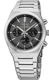 Seiko Conceptual Chronograph Grey Dial Silver Steel Strap Watch for Men - SSB455P1 Authentic Buy Shop Now