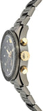 Versace Greca Dome Chronograph Black Dial Grey Steel Strap Watch for Men - VE6K00623 Authentic Buy Shop Now