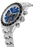Seiko Speedtimer Solar US Special Edition Blue Dial Silver Steel Strap Watch for Men - SSC931 Authentic Buy Shop Now