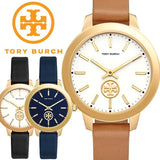 Tory Burch Collins Quartz White Dial Brown Leather Strap Watch for Women - TBW1202 Authentic Buy Shop Now