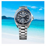 Seiko Prospex Polygonal Divers Automatic Blue Dial Silver Steel Strap Watch for Men - SPB483J1 Authentic Buy Shop Now