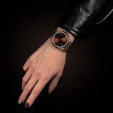 D1 Milano Ultra Thin Brown Dial Brown Steel Strap Watch for Women - D1-UTBL38 Authentic Buy Shop Now