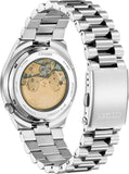 Citizen Tsuyosa Automatic Yellow Dial Silver Steel Strap Watch for Men - NJ0150-56Z Authentic Buy Shop Now