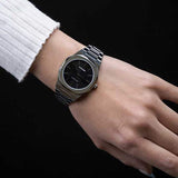 D1 Milano Ultra Thin Black Dial Silver Steel Strap Watch for Women - D1-UTBL05 Authentic Buy Shop Now