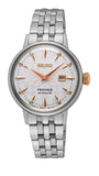 Seiko Presage Cocktail Time Skydiving Automatic Diamonds Mother of Pearl Dial Silver Steel Strap Watch for Women - SRE009J1 Authentic Buy Shop Now