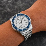 Citizen Mechanical Automatic White Dial Silver Steel Strap Watch for Men - NJ0171-81A Authentic Buy Shop Now