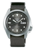 Seiko 5 Sports Automatic Grey Dial Grey Nylon Strap Watch for Men - SRPE61K1 Authentic Buy Shop Now
