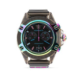 Versace Icon Active Chronograph Black Dial Grey Silicone Strap Watch for Men - VEZ701022 Authentic Buy Shop Now