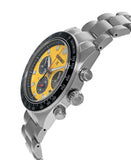 Seiko Prospex Speedtimer Solar Chronograph Yellow Dial Silver Steel Strap Watch for Men - SSC929 Authentic Buy Shop Now