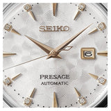 Seiko Presage Cocktail Time Skydiving Automatic Diamonds Mother of Pearl Dial Silver Steel Strap Watch for Women - SRE009J1 Authentic Buy Shop Now