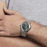 Seiko Presage Cocktail Time Automatic Green Dial Silver Steel Strap Watch for Men - SRPE15J1 Authentic Buy Shop Now