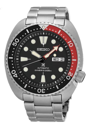 Seiko Prospex Sea Turtle Automatic Black Dial Silver Steel Strap Watch for Men - SRP789K1 Authentic Buy Shop Now
