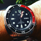 Seiko Prospex Turtle Divers Automatic Black Dial Silver Steel Strap Watch for Men - SRP789J1 Authentic Buy Shop Now