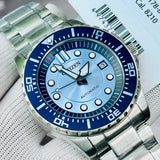 Citizen Mechanical Automatic Blue Dial Silver Steel Strap Watch for Men - NJ0178-81M Authentic Buy Shop Now