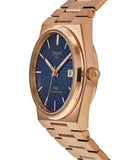 Tissot PRX Powermatic 80 Blue Dial Rose Gold Steel Strap Watch for Men - T137.407.33.041.00 Authentic Buy Shop Now