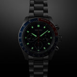 Seiko Prospex Speedtimer Solar Chronograph Blue Dial Silver Steel Strap Watch for Men - SSC913 Authentic Buy Shop Now
