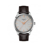 Tissot PR 100 Quartz Silver Dial Black Leather Strap Watch for Men - T150.410.16.031.00 Authentic Buy Shop Now