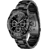 Hugo Boss Hero 2.0 Chronograph Black Dial Black Steel Strap Watch for Men - 1514271 Authentic Buy Shop Now