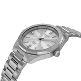 Tissot PRC 100 Solar Quartz Silver Dial Brown Leather Strap Watch for Men - T151.422.16.031.00 Authentic Buy Shop Now