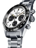 Seiko Prospex Speedtimer Solar Chronograph White Dial Silver Steel Strap Watch for Men - SSC813 Authentic Buy Shop Now