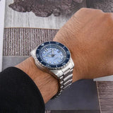 Citizen Mechanical Automatic Blue Dial Silver Steel Strap Watch for Men - NJ0178-81M Authentic Buy Shop Now