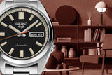 Seiko 5 Sports SNXS Series Automatic Black Dial Silver Steel Strap Watch for Men - SRPK89K1 Authentic Buy Shop Now