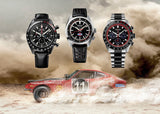 Seiko Prospex Speedtimer Solar Chronograph Datsun 240Z Collaboration Limited Edition Black Dial Two Tone Steel Strap Watch for Men - SSC957 Authentic Buy Shop Now