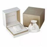 Versace Hellenyium Grey Dial Two Tone Steel Strap Watch for Women - VEHU00520 Authentic Buy Shop Now
